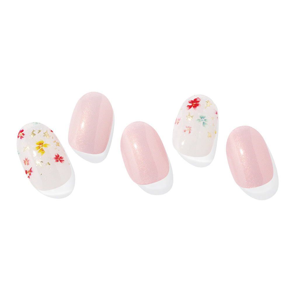 UV Ohora N Flower Champagne US Size-Blush&Cherry-Ohora premium UV Gel Folien - Blush and Cherry