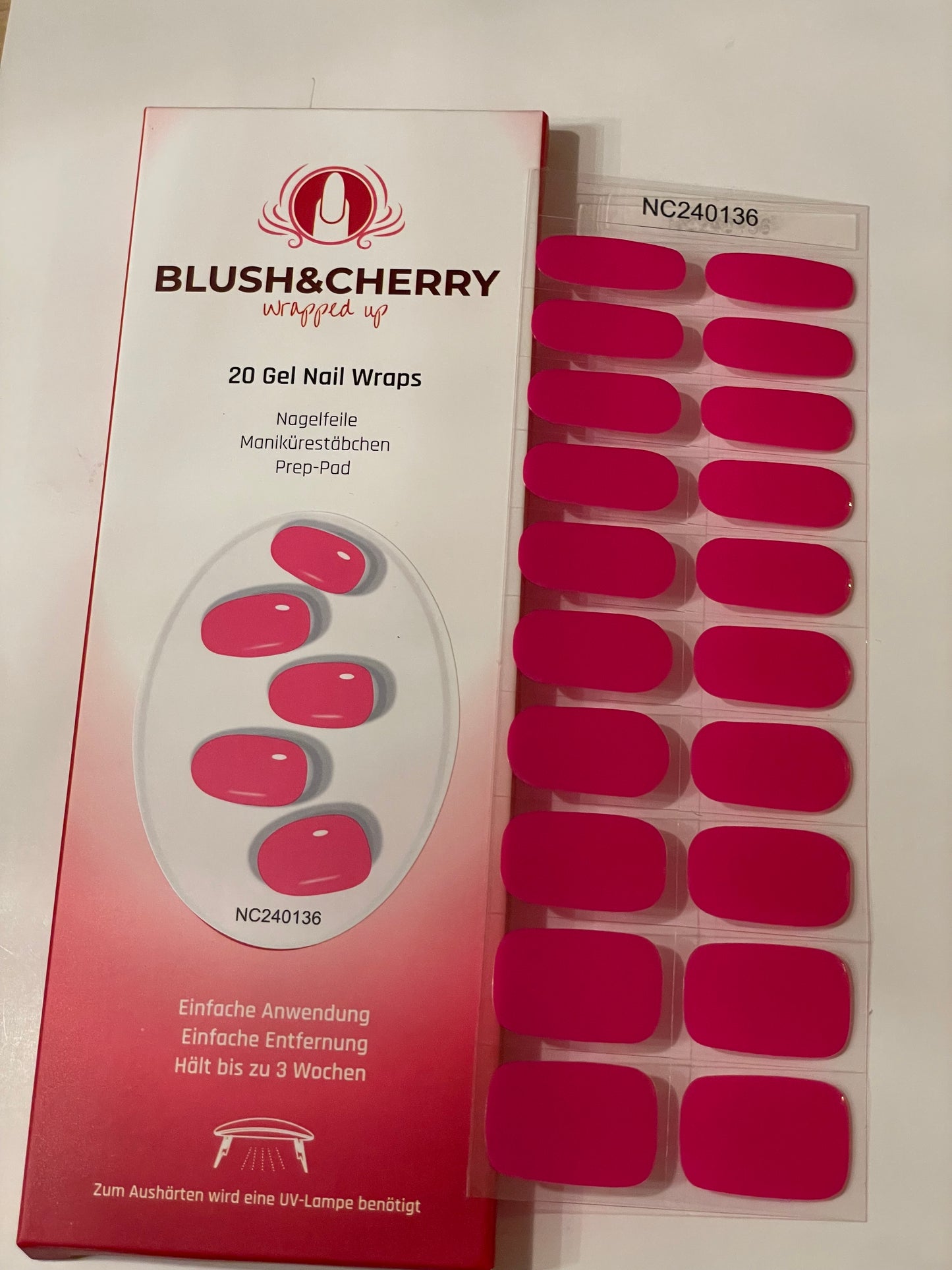 UV Fireberry 20er-Blush&Cherry-Blush and Cherry - UV Gel Folien