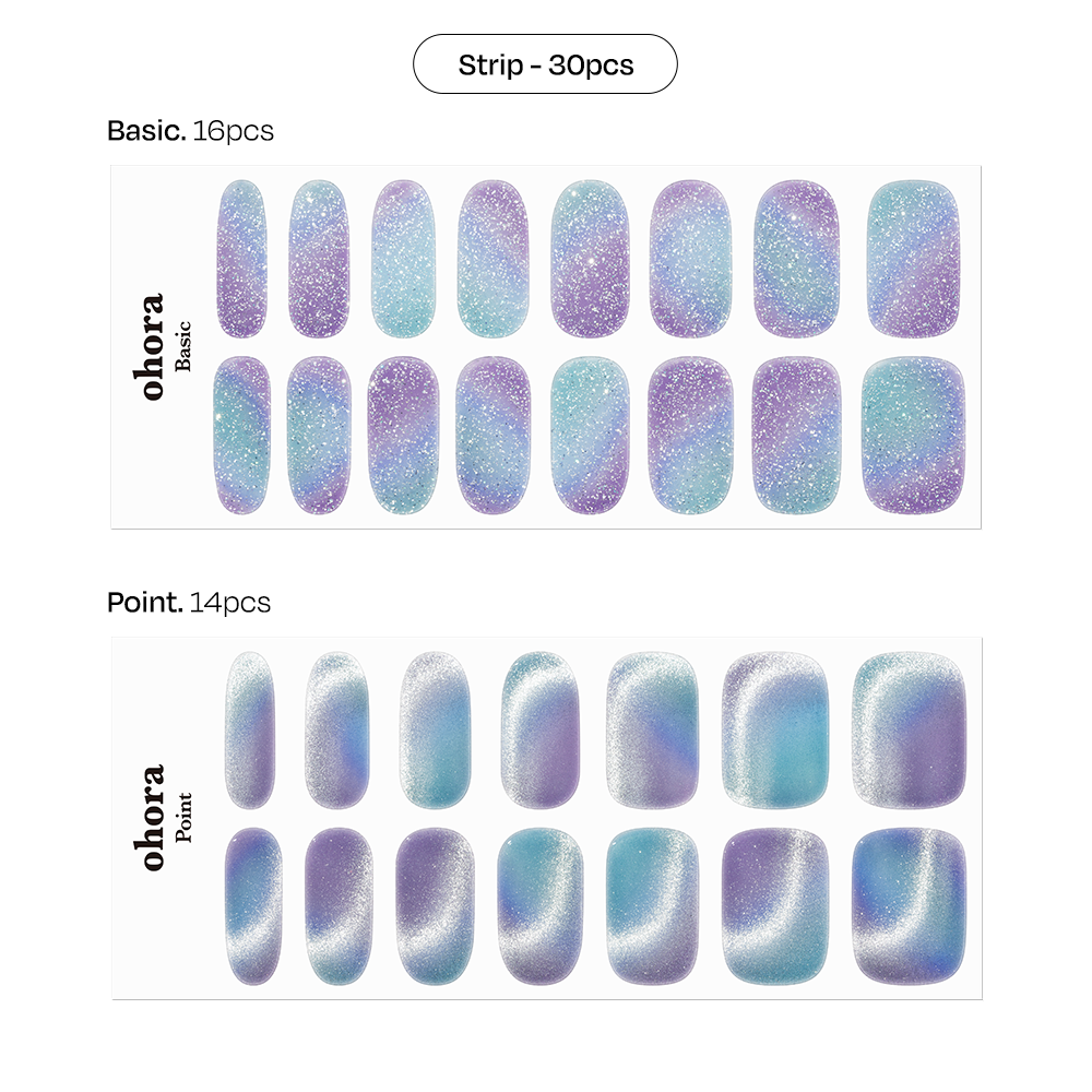 UV Ohora N Oasis US Size-Blush&Cherry-Ohora premium UV Gel Folien - Blush and Cherry