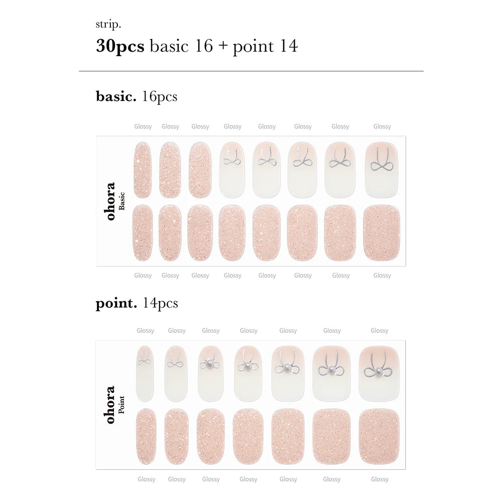 Ohora-Deutschland-UV Nagelfolie-Nail wraps-UV Ohora N Dear Fiance US Size-Blush&Cherry - Blush and Cherry