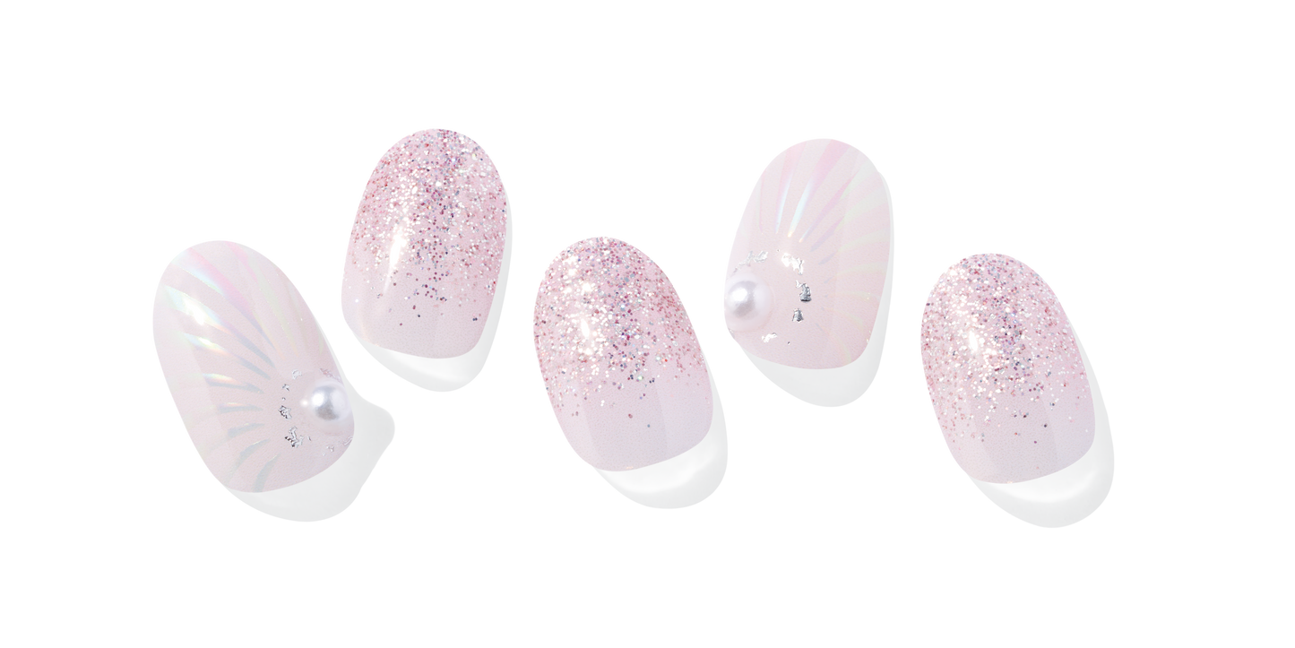 Ohora-Deutschland-UV Nagelfolie-Nail wraps-UV Ohora N Hidamari (Sunny Spot) Korean Size-Blush&Cherry - Blush and Cherry