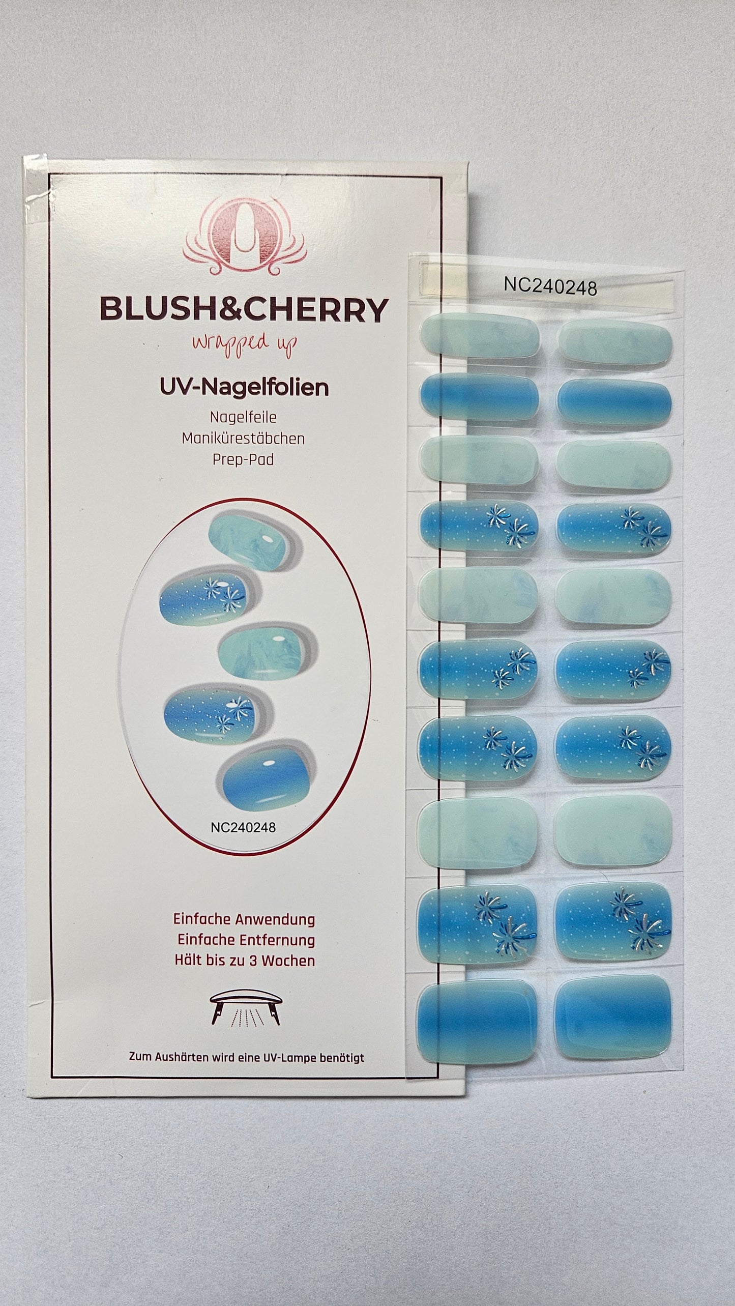 UV Boom Blues 20er-Blush&Cherry-Blush and Cherry - UV Gel Folien