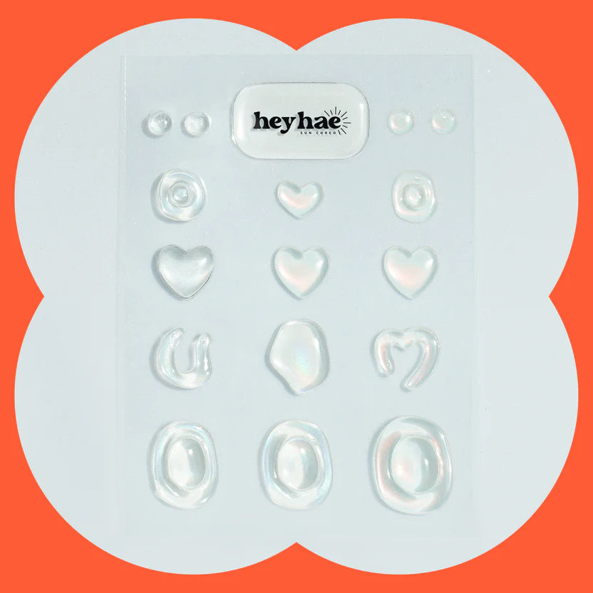 Hayhae-UV Nagelfolien-Premium- Nail wrap - Deutschland - uv gel nagelfolien - Dew Drops (Aurora)-UV Nail Wraps-Blush&Cherry - Blush and Cherry