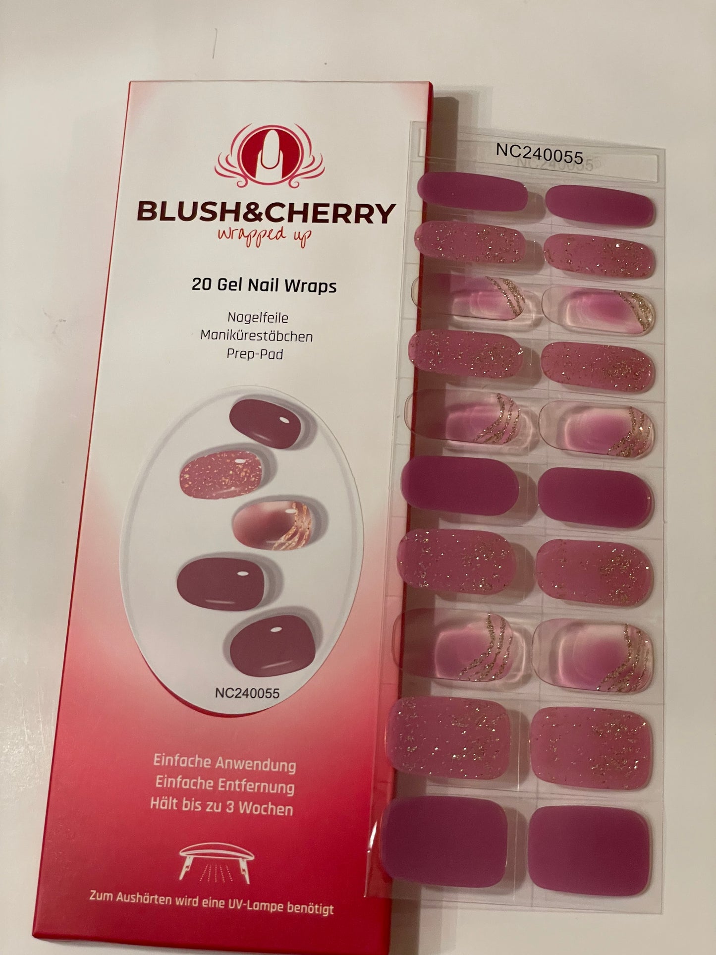 UV Juliet 20er-Blush&Cherry-Blush and Cherry - UV Gel Folien