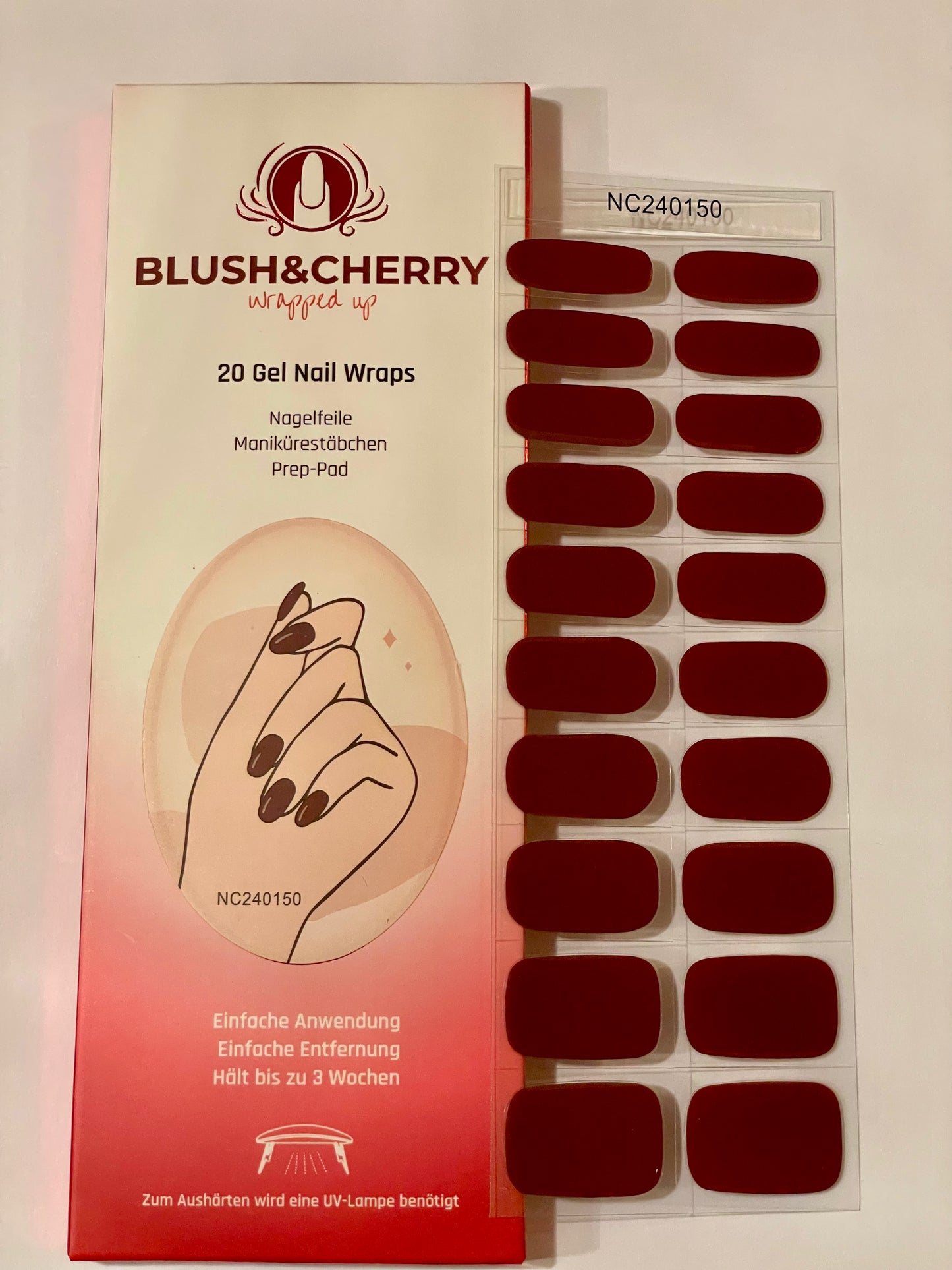 UV Amarena 20er-Blush&Cherry-Blush and Cherry - UV Gel Folien