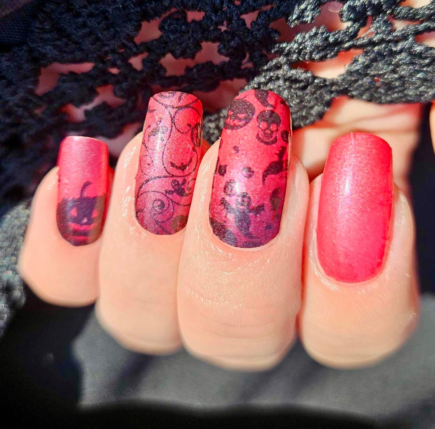 Wicked Whispers 16er-Blush&Cherry - Blush and Cherry - Nagelfolien ohne UV