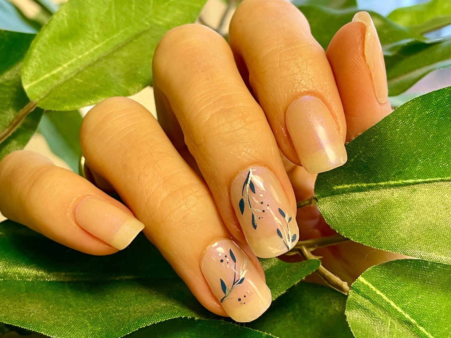 Azure Bloom 16er Overlay-Blush&Cherry-Exklusiv-Blush&Cherry-Blush and Cherry-Nagelfolien-Non UV-Ohne UV