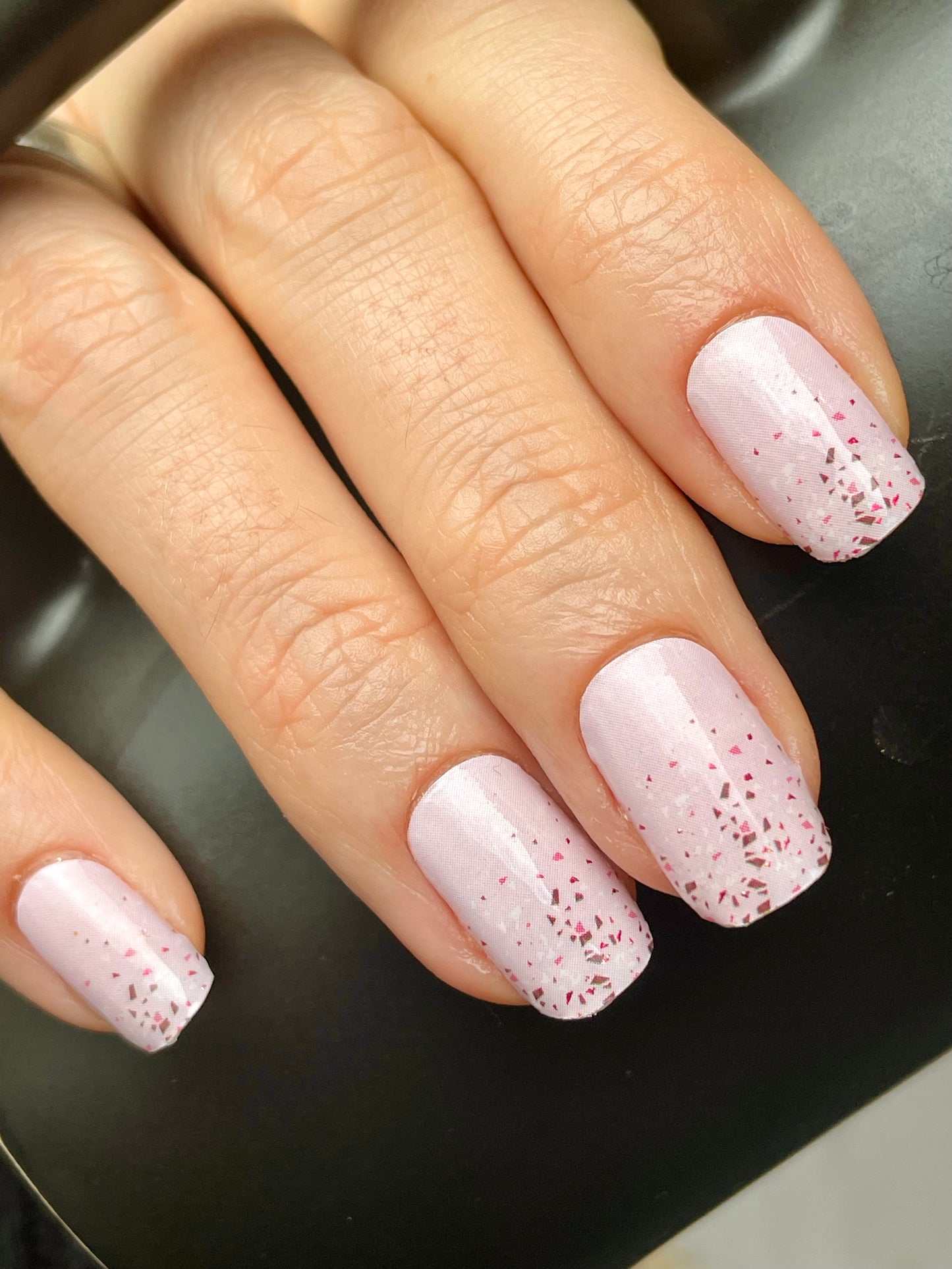 Cupcake Sprinkles 16er-Blush&Cherry-Exklusiv-Blush&Cherry-Blush and Cherry-Nagelfolien-Non UV-Ohne UV