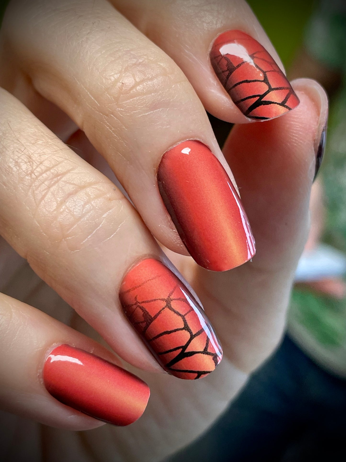 Mordor 16er-Blush&Cherry-Exklusiv-Blush&Cherry-Blush and Cherry-Nagelfolien-Non UV-Ohne UV