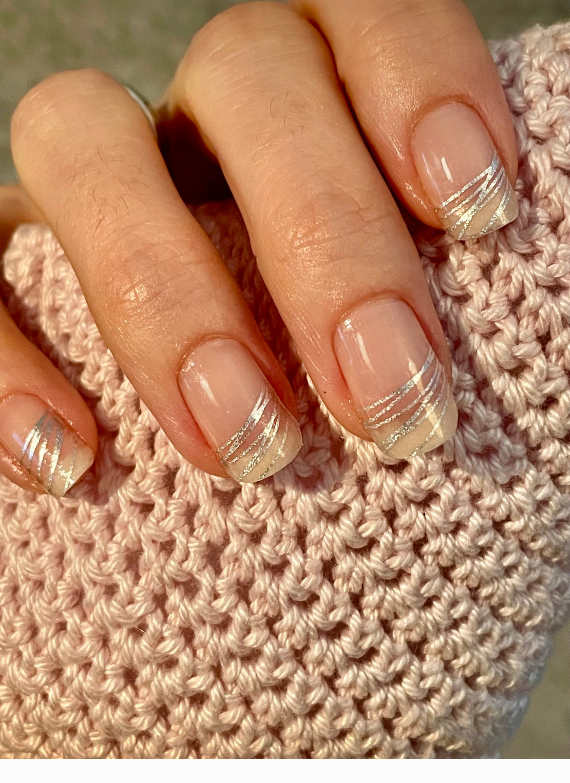 Glitter In Disguise 16er Overlay-Blush&Cherry-Exklusiv-Blush&Cherry-Blush and Cherry-Nagelfolien-Non UV-Ohne UV