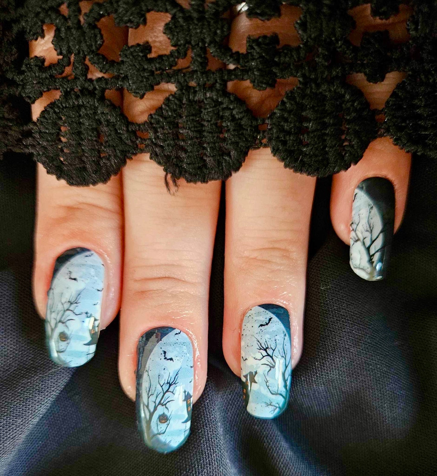 Haunted House 16er-Blush&Cherry - Blush and Cherry - Nagelfolien ohne UV