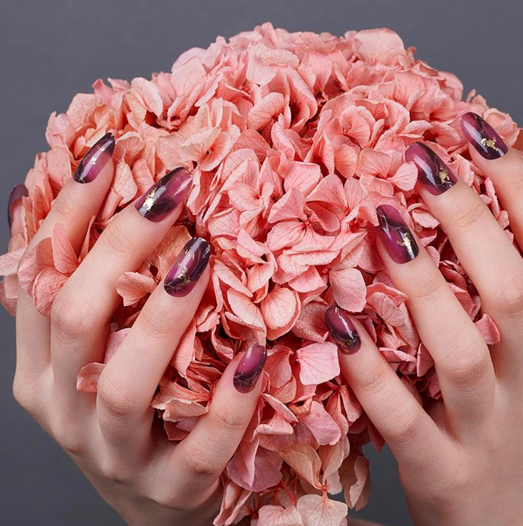 Crimson Marble 16er-Blush&Cherry - Blush and Cherry - Nagelfolien ohne UV