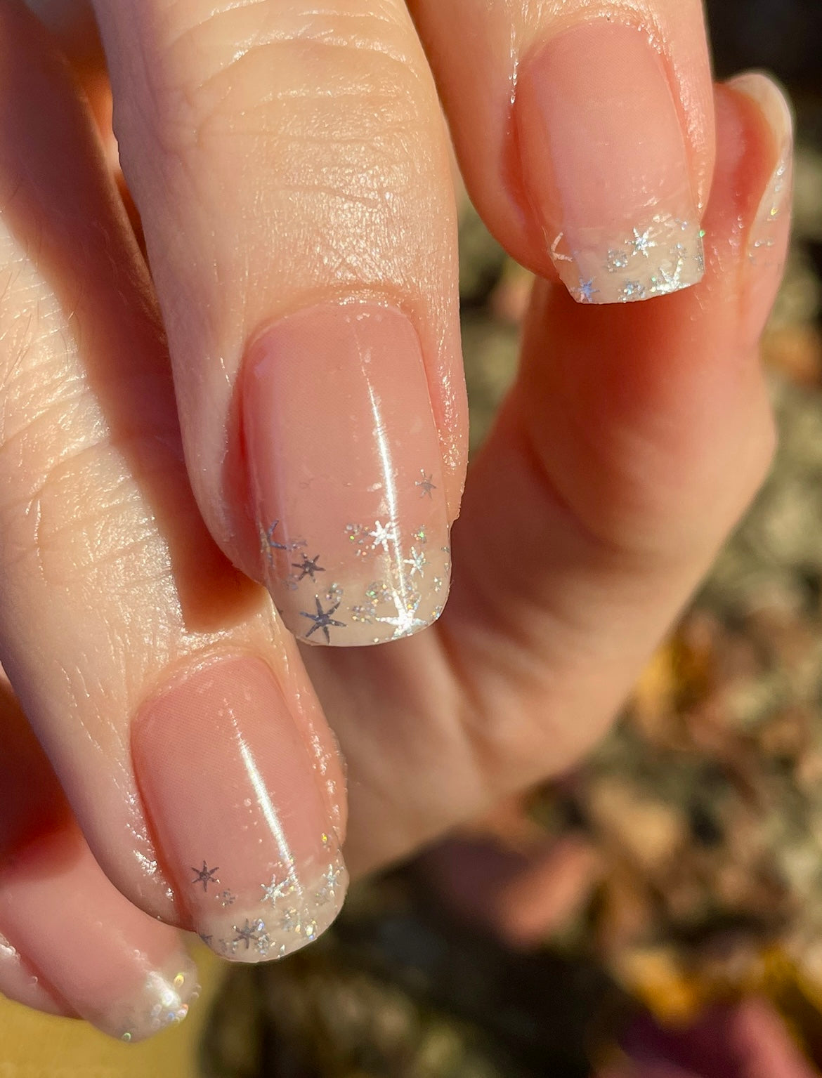 Starfall 16er (auch als Overlay)-Blush&Cherry-Exklusiv-Blush&Cherry-Blush and Cherry-Nagelfolien-Non UV-Ohne UV