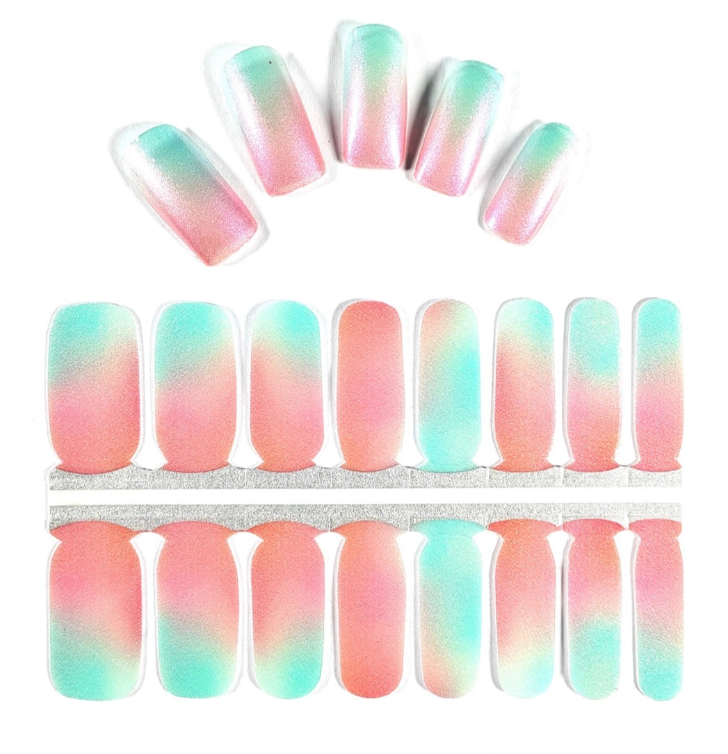 Watermelon 16er-Blush&Cherry - Blush and Cherry - Nagelfolien ohne UV