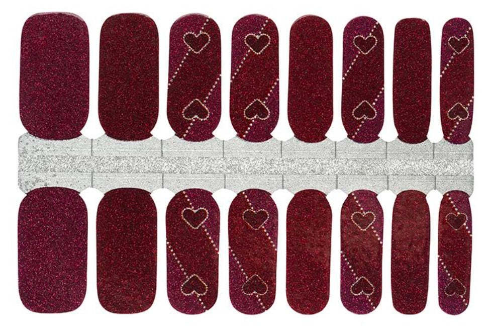 Velvet Heart 16er-Blush&Cherry - Blush and Cherry - Nagelfolien ohne UV
