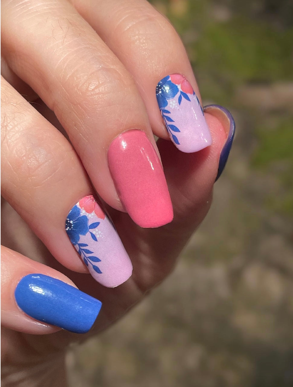 Blooming 16er-Blush&Cherry - Blush and Cherry - Nagelfolien ohne UV