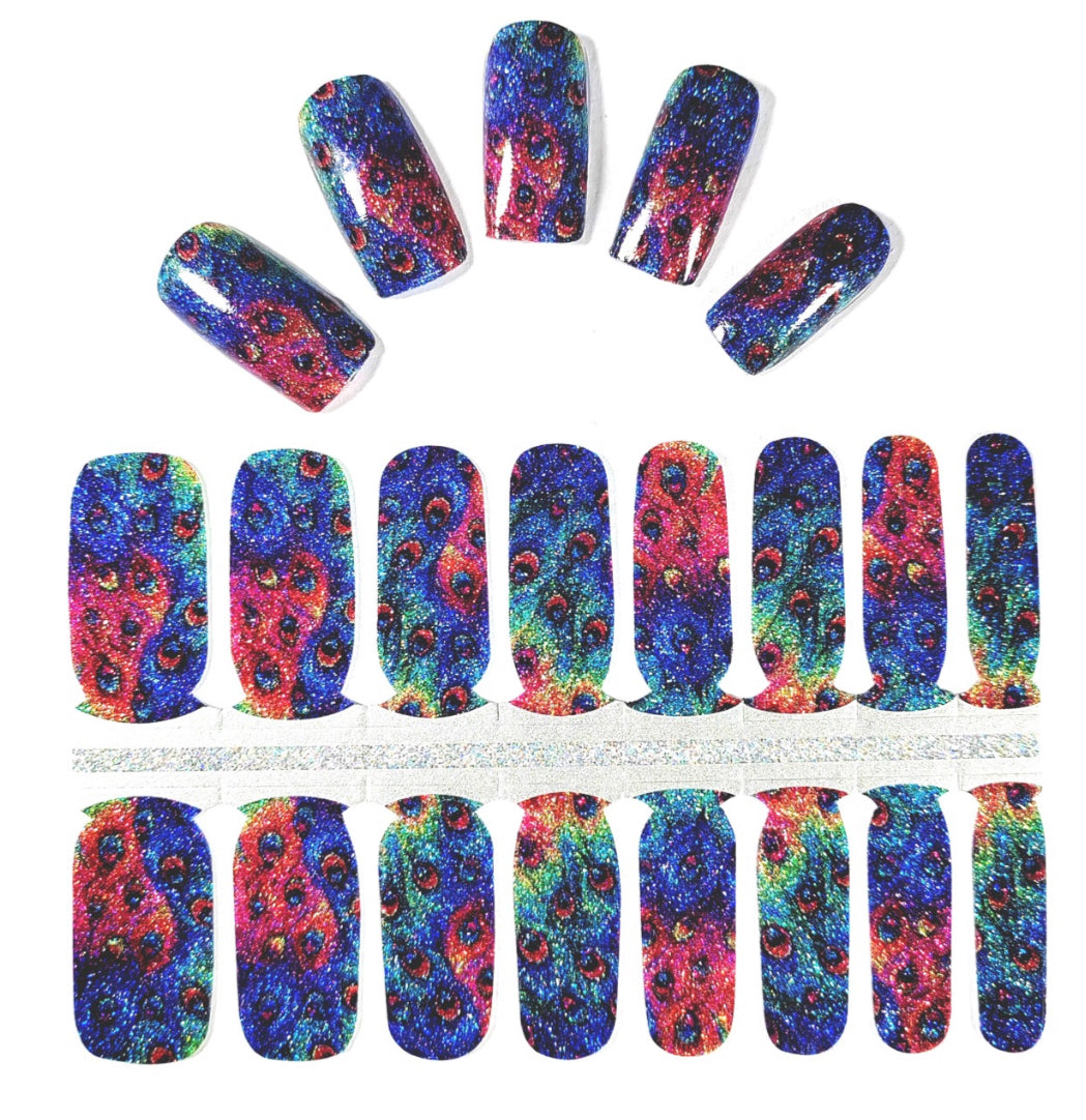 Peacock 16er-Blush&Cherry - Blush and Cherry - Nagelfolien ohne UV