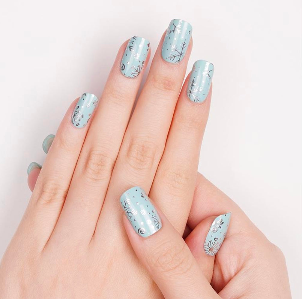 Winter’s Whisper 16er-Blush&Cherry - Blush and Cherry - Nagelfolien ohne UV