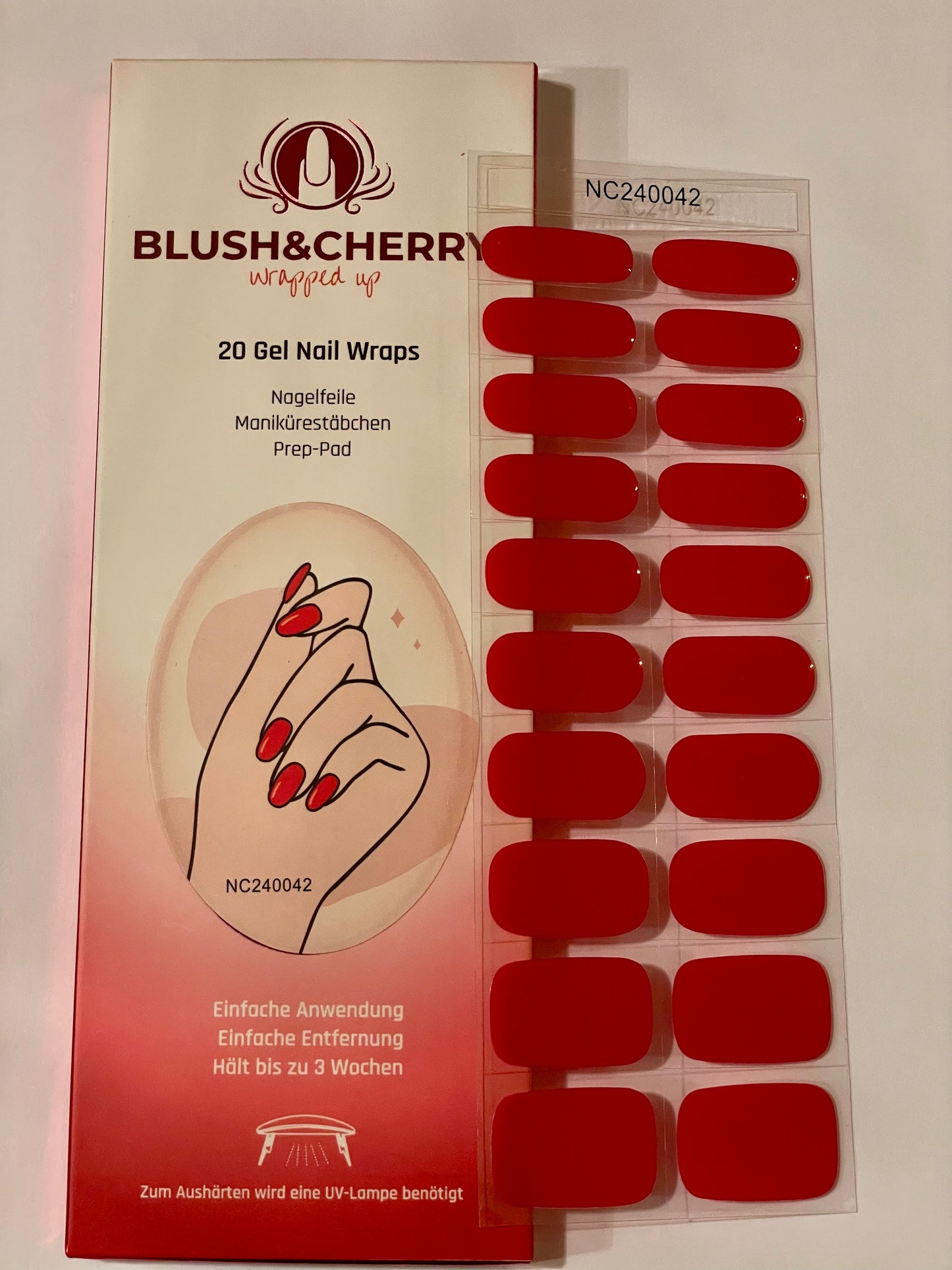 UV Rouge 20er-Blush&Cherry-Blush and Cherry - UV Gel Folien