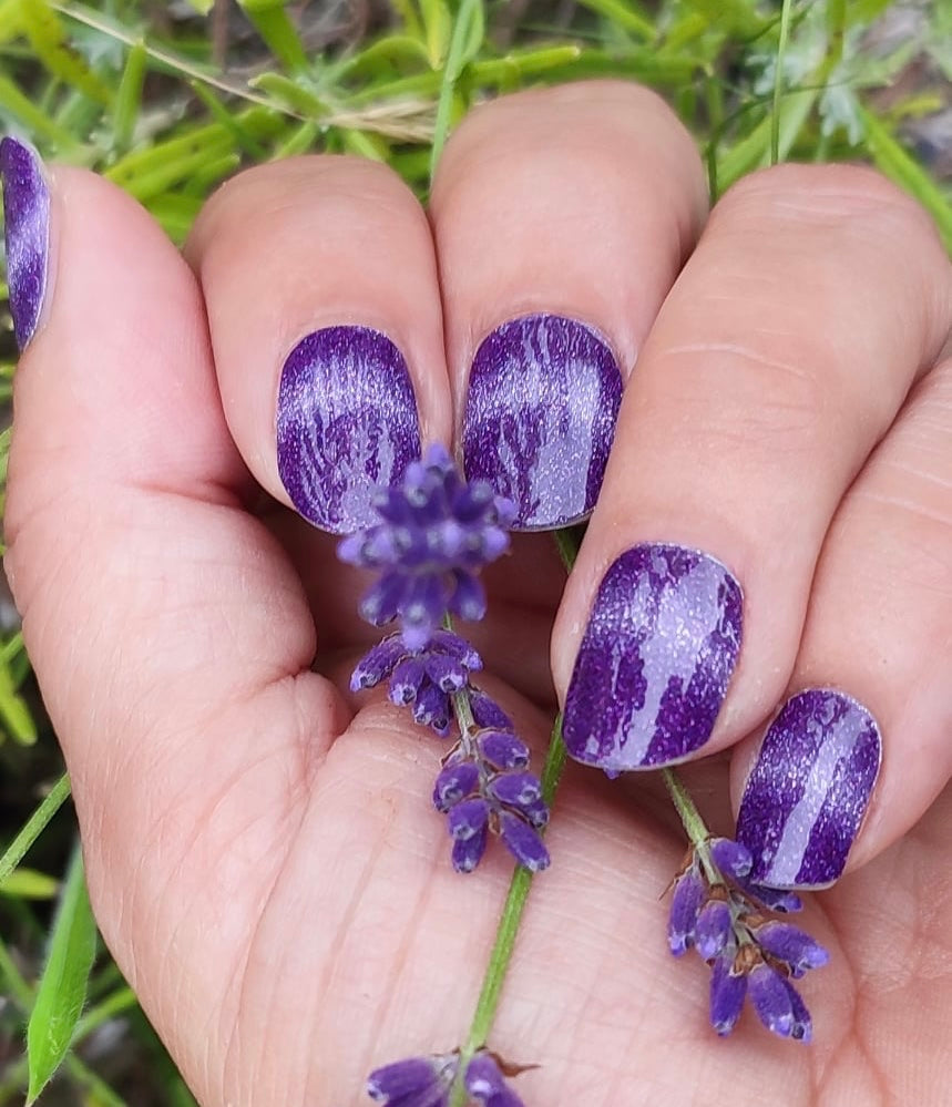 Purple Pansy 16er-Blush&Cherry - Blush and Cherry - Nagelfolien ohne UV