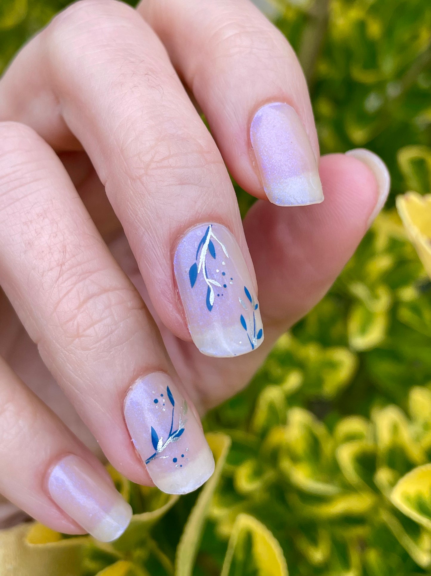 Azure Bloom 16er Overlay-Blush&Cherry-Exklusiv-Blush&Cherry-Blush and Cherry-Nagelfolien-Non UV-Ohne UV