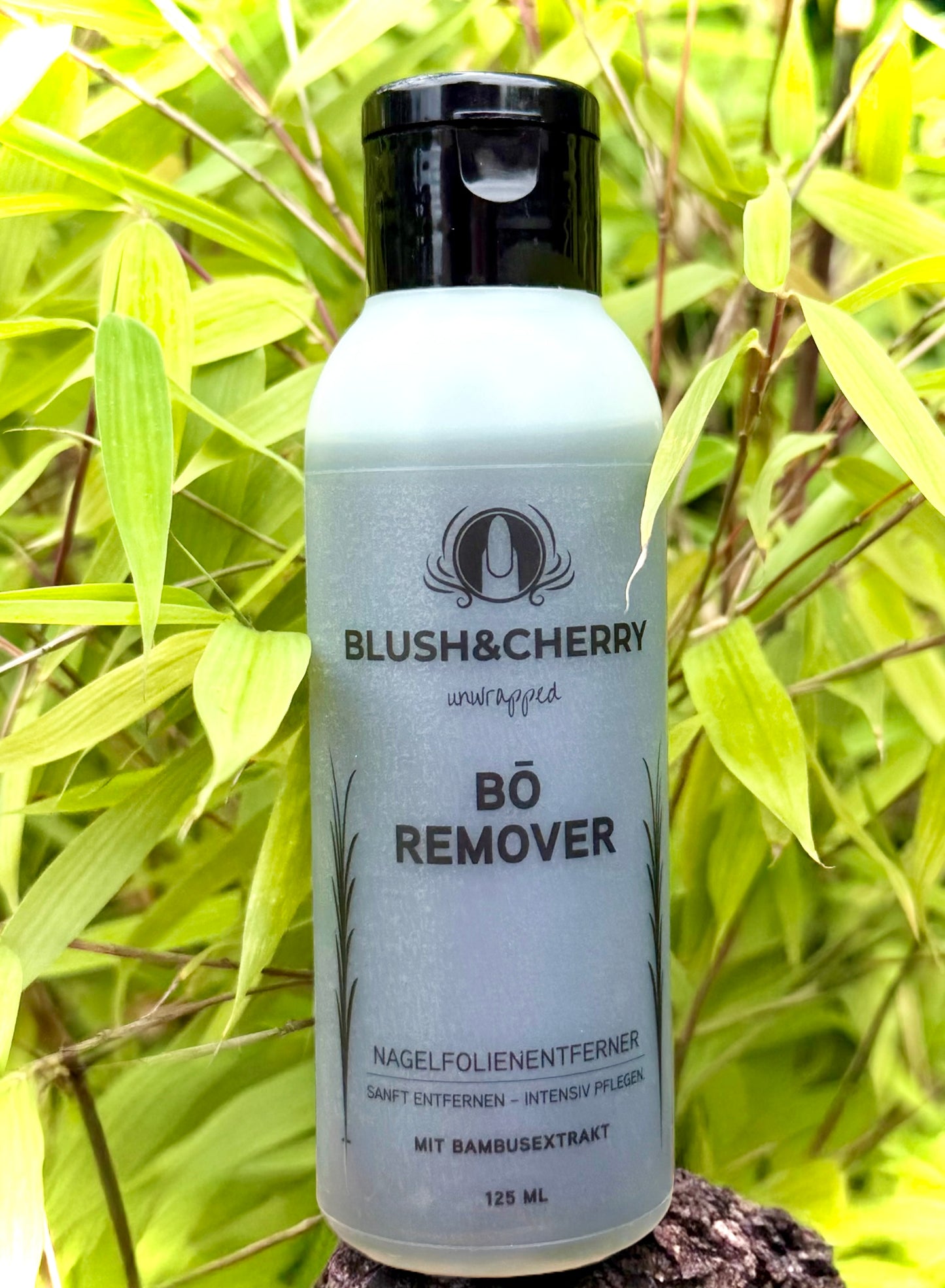 Bō Remover Folienentferner 125ml-Blush&Cherry- Blush and Cherry - Exklusiv Entferner Nagelfolien - Nail Polish Remover