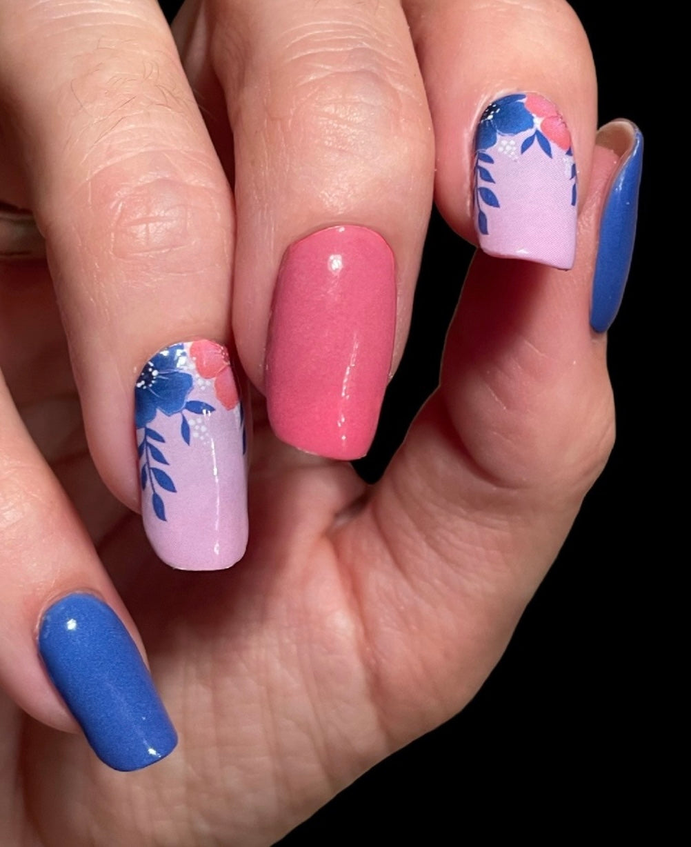 Blooming 16er-Blush&Cherry - Blush and Cherry - Nagelfolien ohne UV