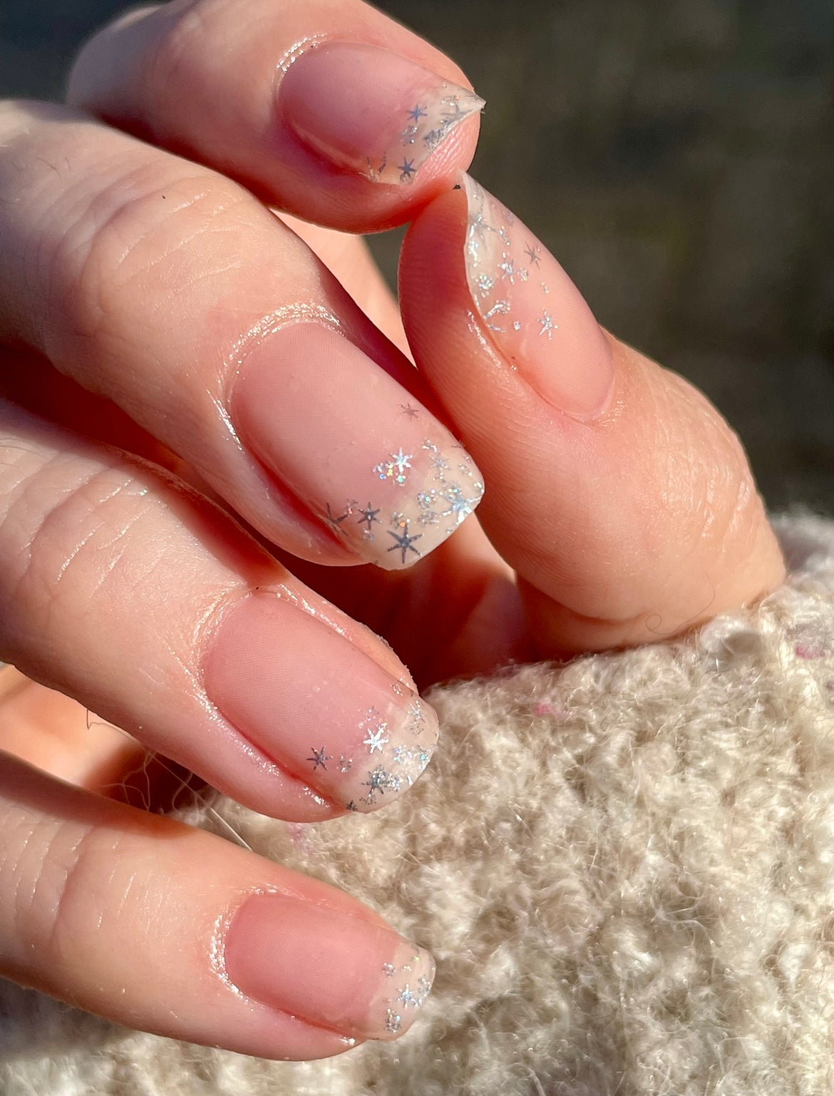 Starfall 16er (auch als Overlay)-Blush&Cherry-Exklusiv-Blush&Cherry-Blush and Cherry-Nagelfolien-Non UV-Ohne UV