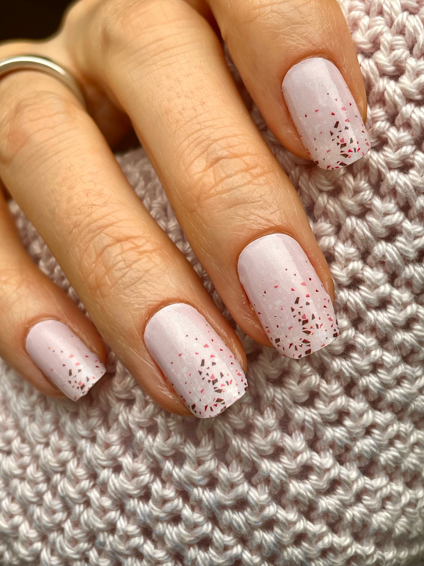 Cupcake Sprinkles 16er-Blush&Cherry-Exklusiv-Blush&Cherry-Blush and Cherry-Nagelfolien-Non UV-Ohne UV