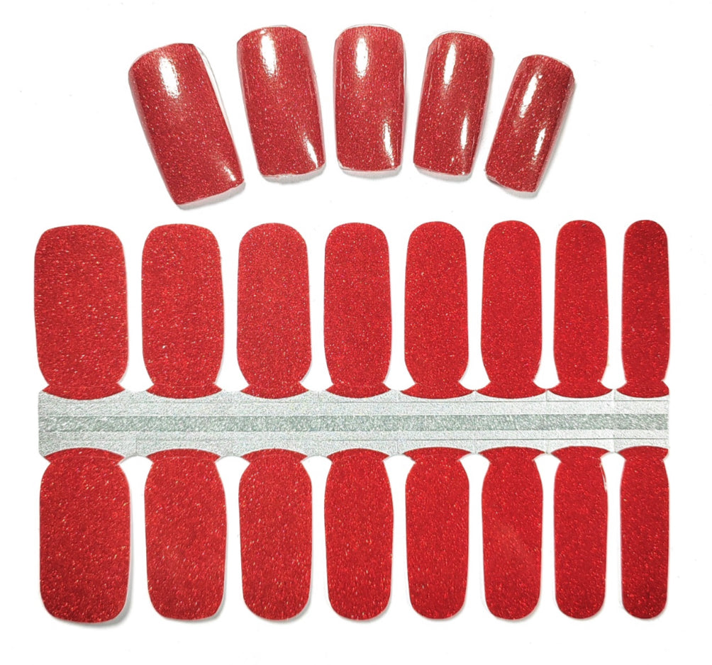 Lady In Red 16er-Blush&Cherry - Blush and Cherry - Nagelfolien ohne UV