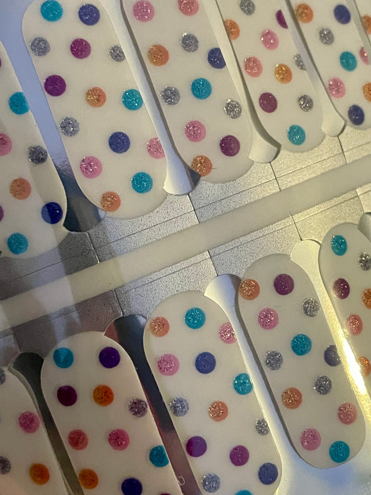 Polka Pop 16er Overlay-Blush&Cherry - Blush and Cherry - Nagelfolien ohne UV