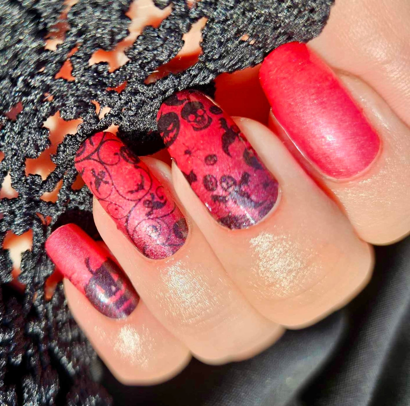 Wicked Whispers 16er-Blush&Cherry - Blush and Cherry - Nagelfolien ohne UV