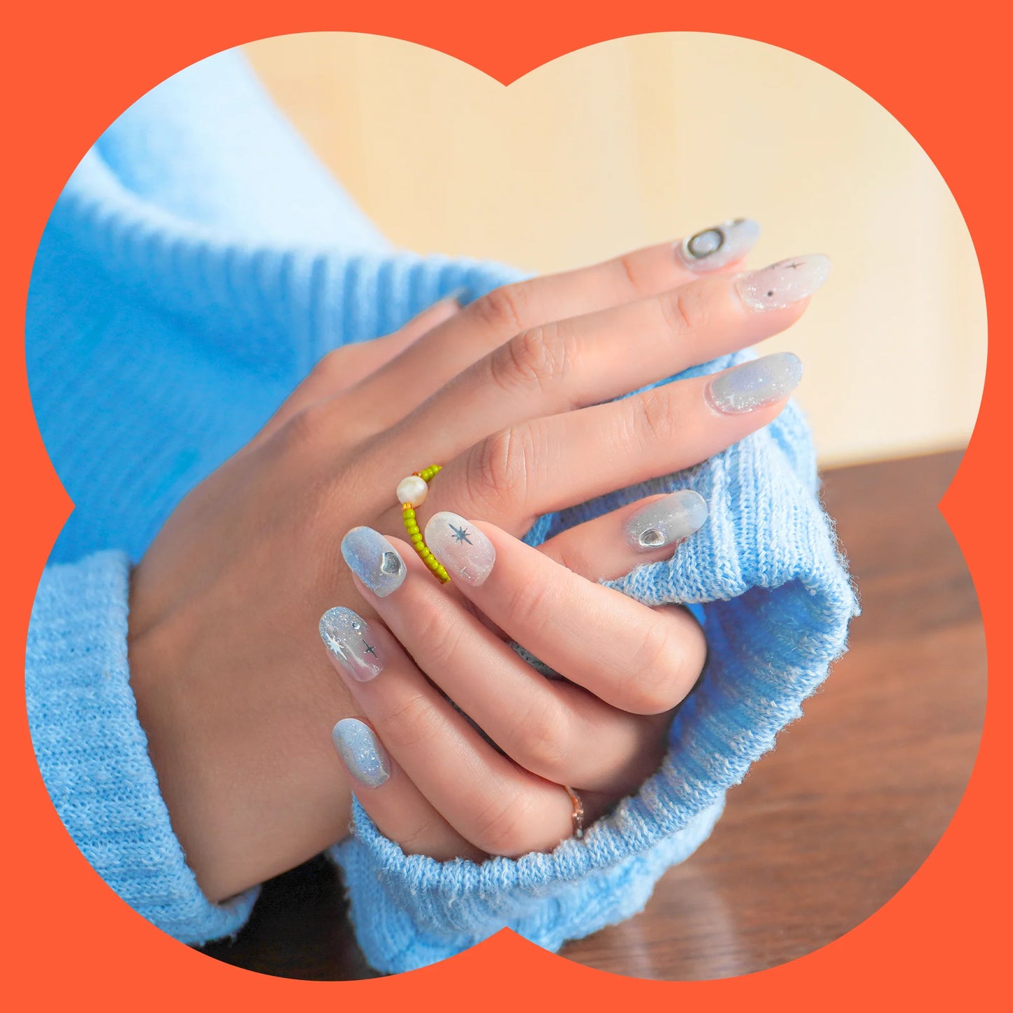 Hey, Rise And Shine-UV Nail Wraps-Blush&Cherry - Blush and Cherry - Heyhae UV Gel Folien - Premium Solar