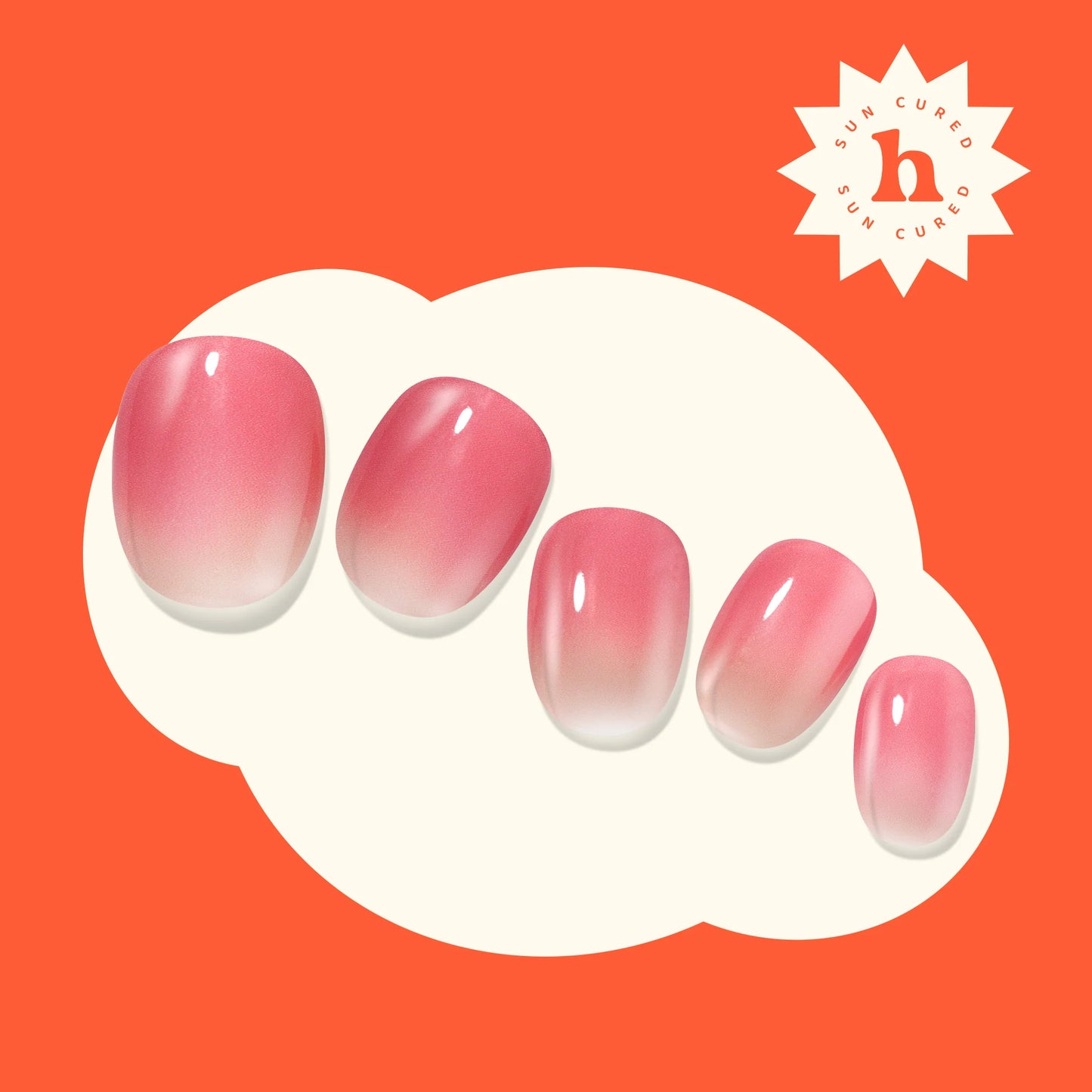 Hayhae-UV Nagelfolien-Premium- Nail wrap - Deutschland - uv gel nagelfolien - Hey, Hot Girl Walk?-UV Nail Wraps-Blush&Cherry - Blush and Cherry