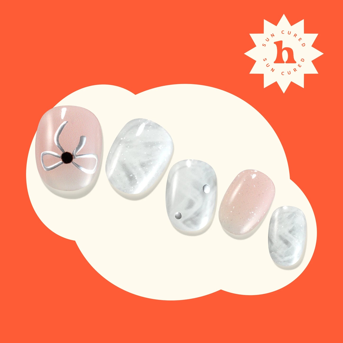Hey, It's Glow Up Time-UV Nail Wraps-Blush&Cherry - Blush and Cherry - Heyhae UV Gel Folien - Premium Solar