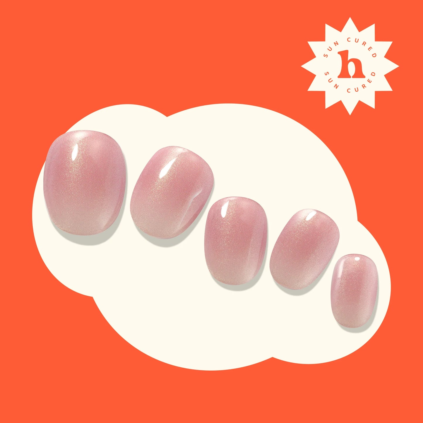 Hey, Let's Go Shopping-UV Nail Wraps-Blush&Cherry - Blush and Cherry - Heyhae UV Gel Folien - Premium Solar