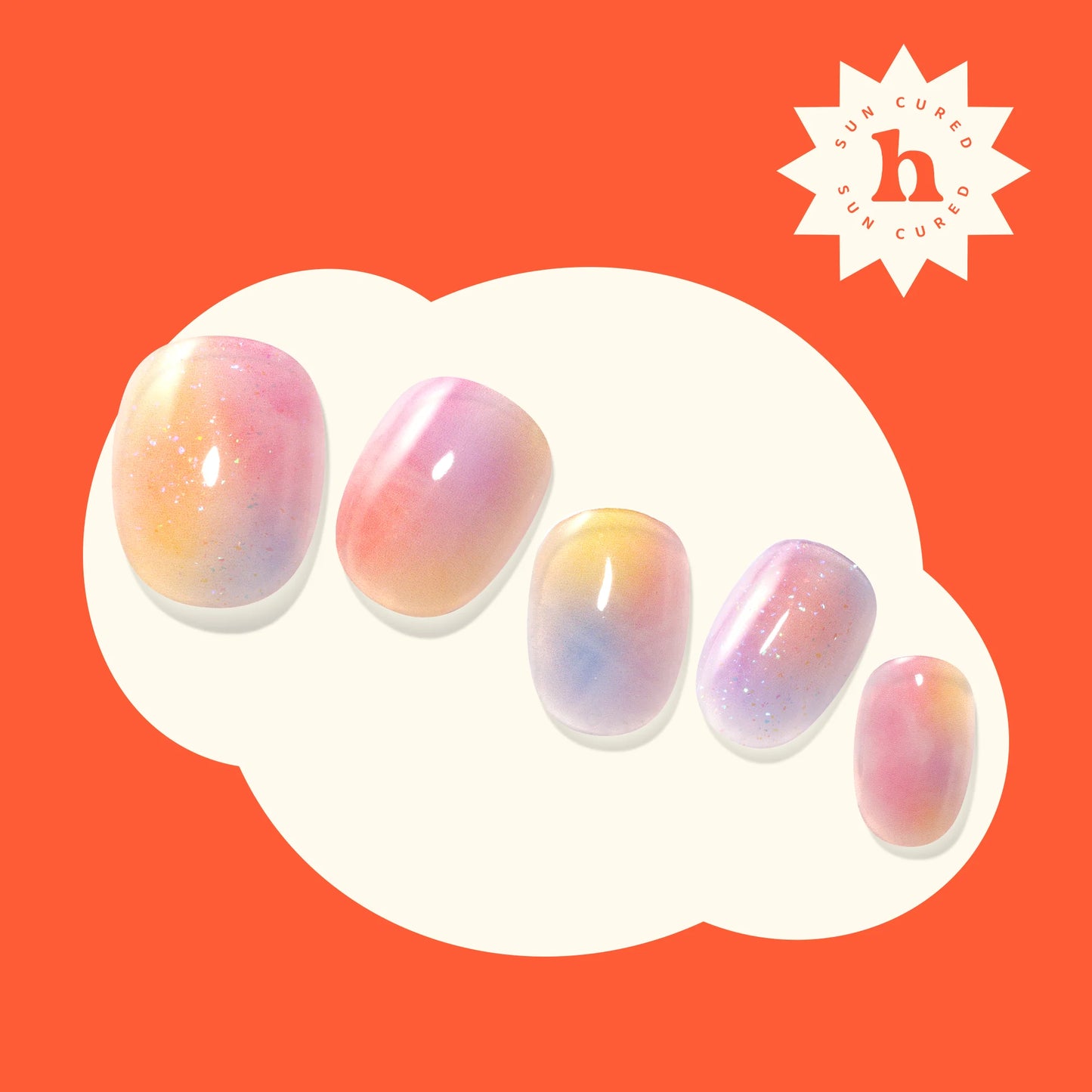 Hayhae-UV Nagelfolien-Premium- Nail wrap - Deutschland - uv gel nagelfolien - Hey, Sunset Drive?-UV Nail Wraps-Blush&Cherry - Blush and Cherry