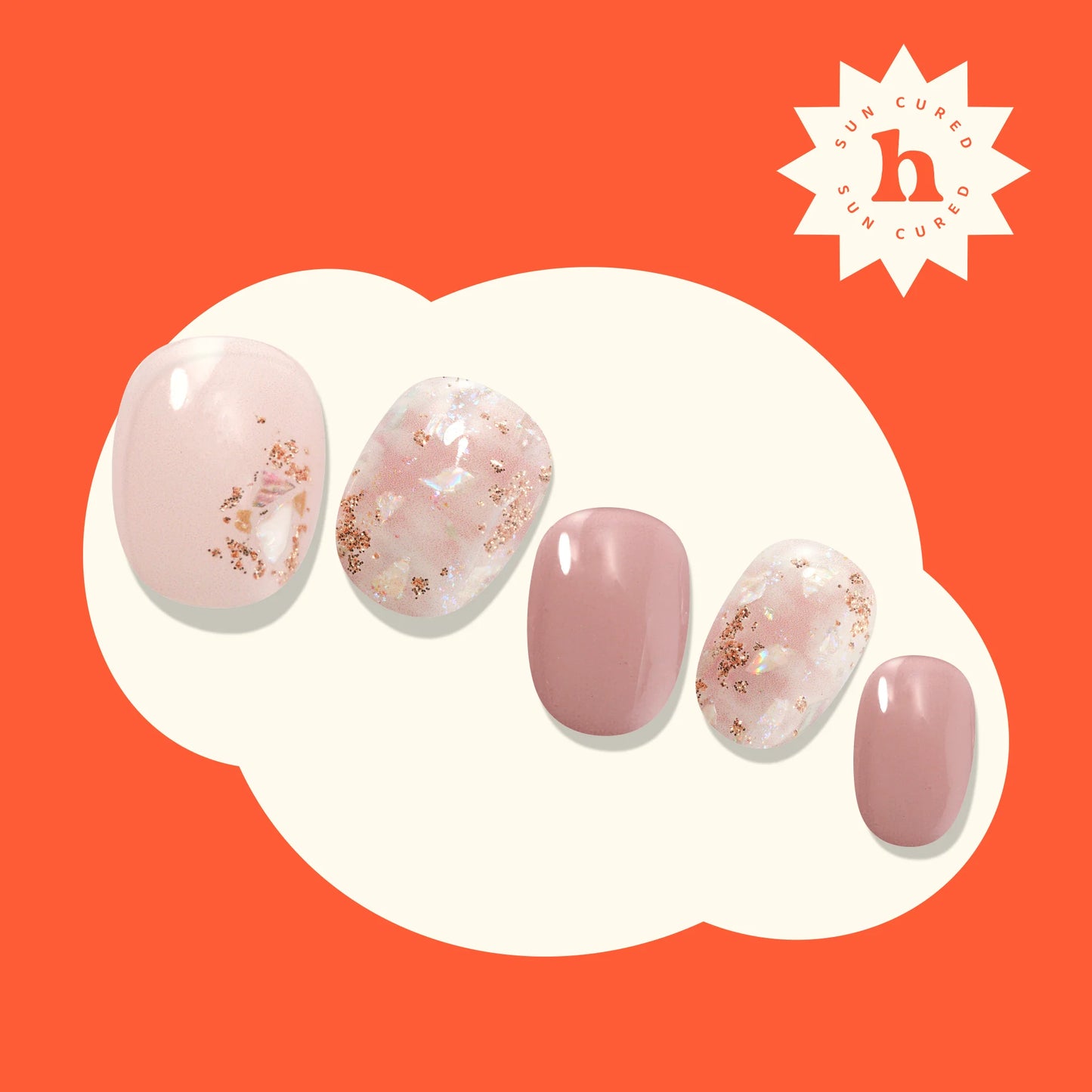 Hey, Wanna Brunch?-UV Nail Wraps-Blush&Cherry - Blush and Cherry - Heyhae UV Gel Folien - Premium Solar