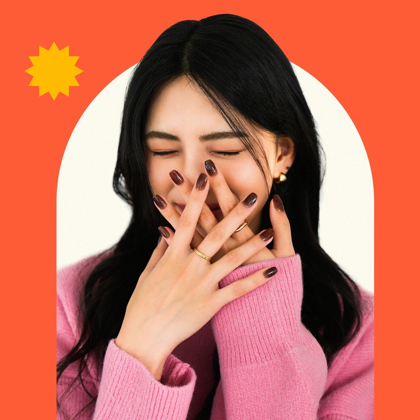 Hey, Coffee Run?-UV Nail Wraps-Blush&Cherry - Blush and Cherry - Heyhae UV Gel Folien - Premium Solar