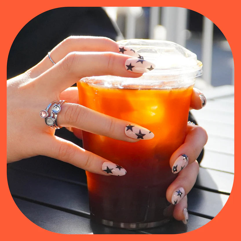 Hey, You’re My Star-UV Nail Wraps-Blush&Cherry - Blush and Cherry - Heyhae UV Gel Folien - Premium Solar