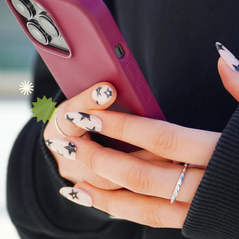 Hey, You’re My Star-UV Nail Wraps-Blush&Cherry - Blush and Cherry - Heyhae UV Gel Folien - Premium Solar