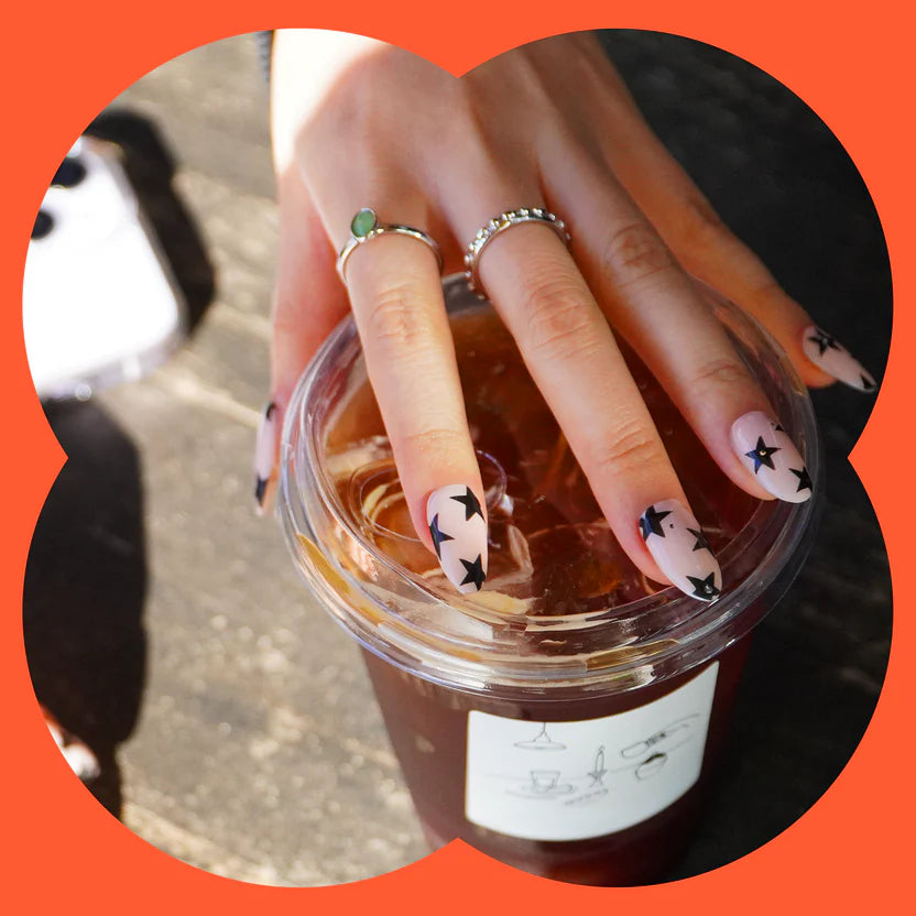 Hey, You’re My Star-UV Nail Wraps-Blush&Cherry - Blush and Cherry - Heyhae UV Gel Folien - Premium Solar