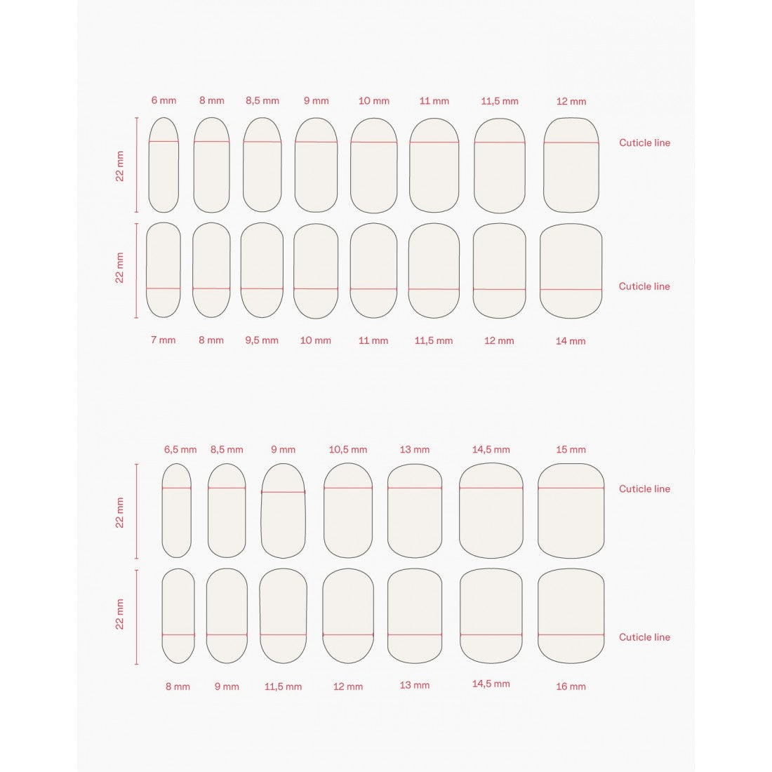 Ohora-Deutschland-UV Nagelfolie-Nail wraps-UV Ohora N Hanaakari (Glow of Flowers) Korean Size-Blush&Cherry - Blush and Cherry