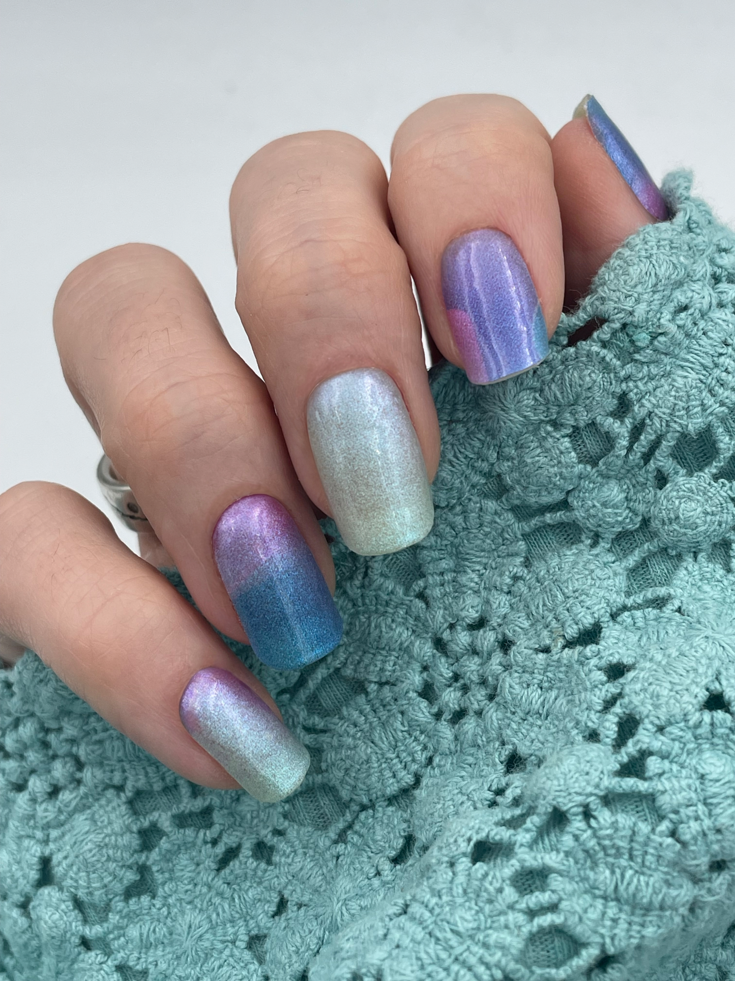 Frühlingsmorgen 16er-Blush&Cherry - Blush and Cherry - Nagelfolien ohne UV