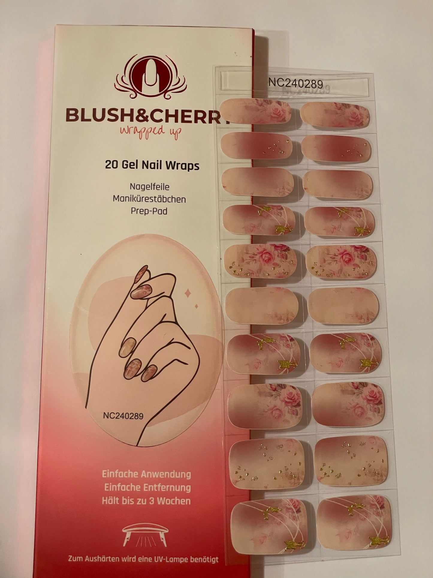 UV Eternal Romance 20er-Blush&Cherry-Blush and Cherry - UV Gel Folien