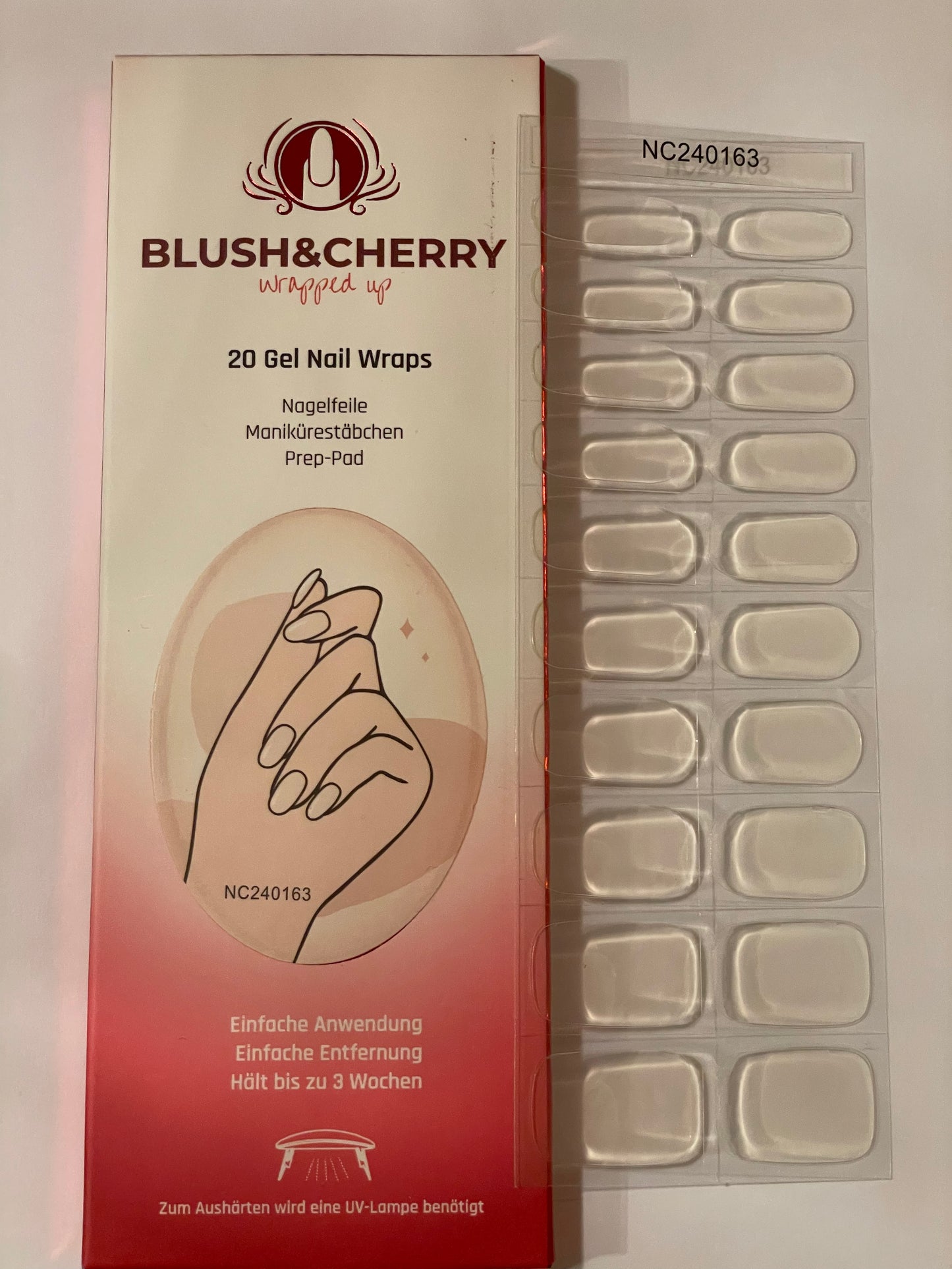 UV Clear 20er-Blush&Cherry-Blush and Cherry - UV Gel Folien