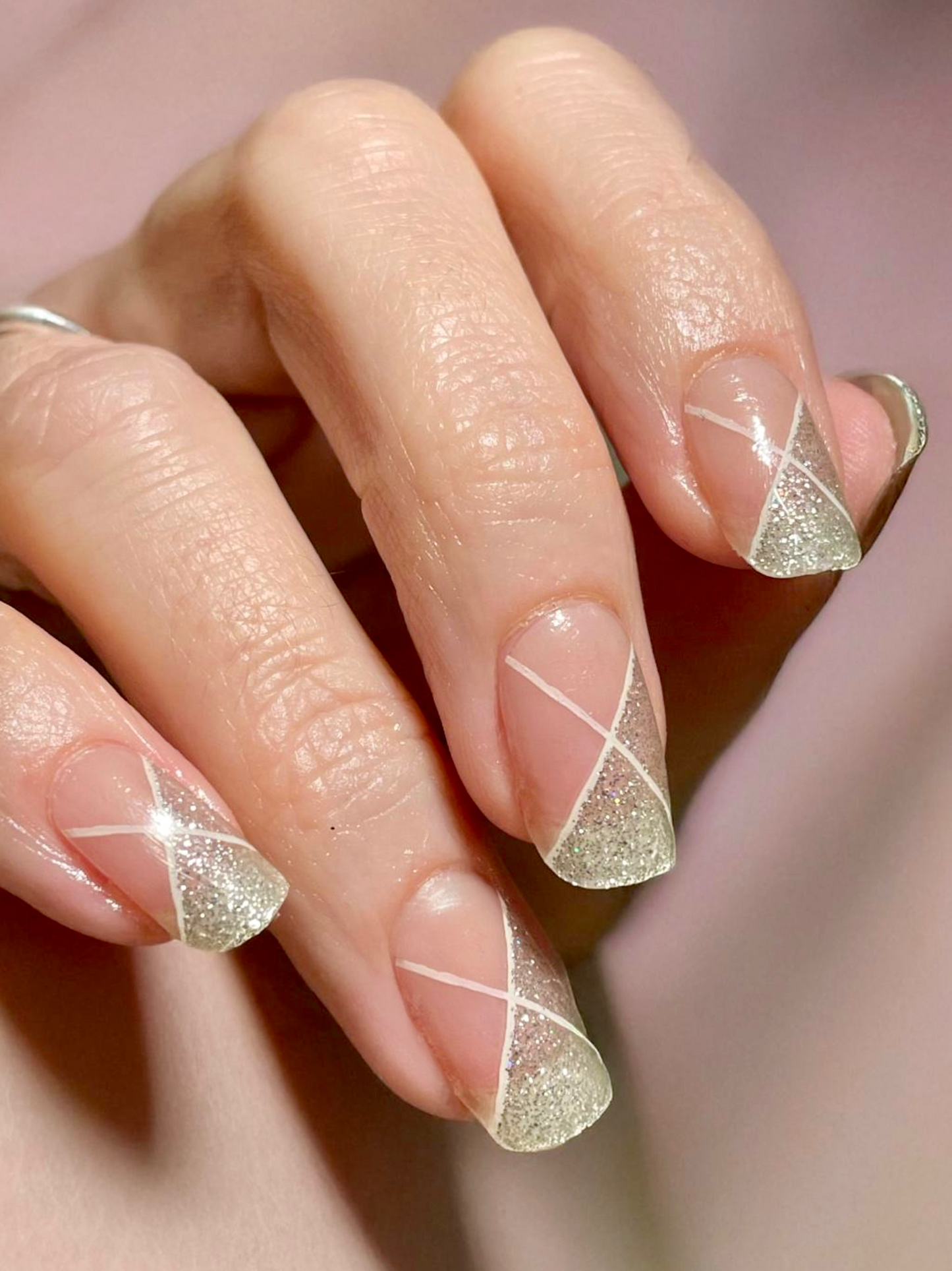 UV Silver Stitch 20er-Blush&Cherry-Blush and Cherry-UV Gelfolie-Nagelfolien-Nail wraps