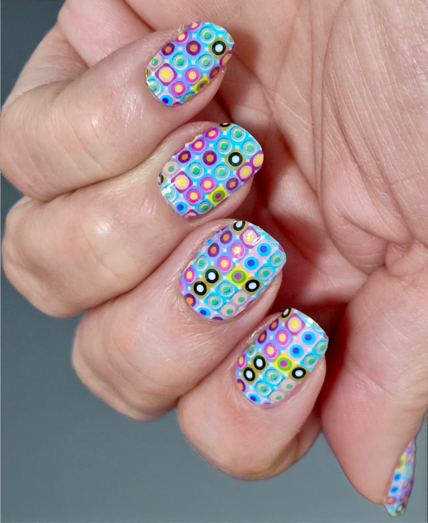 Pixel Pop 16er-Blush&Cherry - Blush and Cherry - Nagelfolien ohne UV
