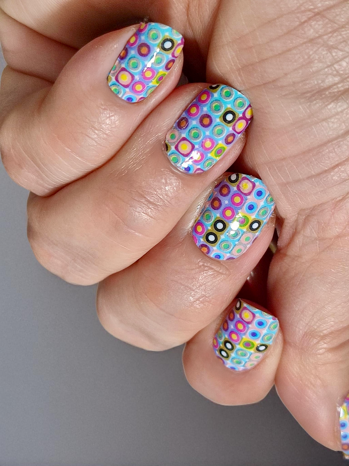 Pixel Pop 16er-Blush&Cherry - Blush and Cherry - Nagelfolien ohne UV