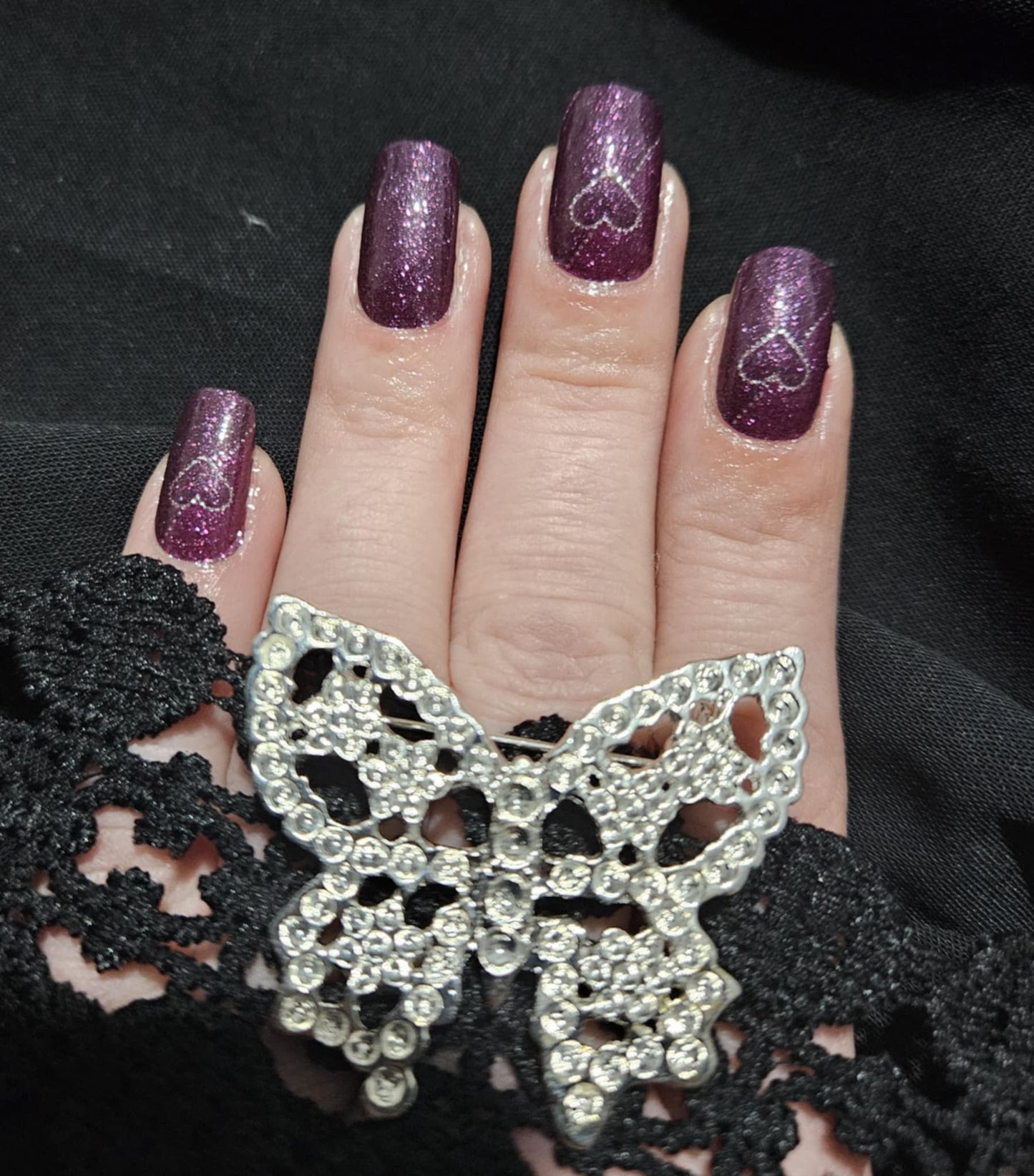 Velvet Heart 16er-Blush&Cherry - Blush and Cherry - Nagelfolien ohne UV